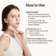 Advanced PDRN Rejuvenating Lip Serum - Hydrating Lip Balm with Lipozip PDRN for Glowy, Dewy Lips - Gentle Exfoliating & Smoothing Lip Moisturizer - Hibiscus & Lactic Acid - 10ml
