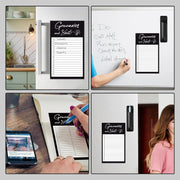 Magnetic Notepads for Refrigerator, Featuring a Convenient Magnetic Back for Easy Attachment to Metal Surfaces for Shopping List To-Do List Recipes