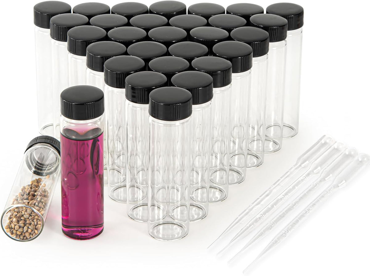 5ml Clear Small Glass Vials 100pcs with Screw Caps(100pcs) – image 10