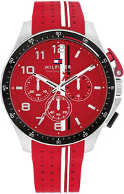 BANK Men Watch, Analog - RED / RED