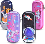 3D Genie Unicorn Pencil Case, Purple, EZ_PBX_07