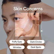 Abib Collagen Eye Patch Jericho Rose Jelly 60 Patches, Korean Under Eye Patches for Puffy Eyes and Dark Circles, Anti-Wrinkle, Collagen, Caffeine, Niacinamide, Ceramide, Antioxidant, Skin Care