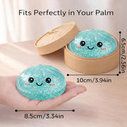 SLEEPHEADBig Dumpling Squishy ToyStress Relief Ball - Sparkle Filled Sensory Squeeze Tool,Cute Adorable Soft Silicone Squeeze Toy