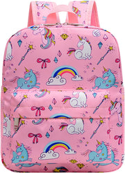 Cute Toddler Backpack, Animal Cartoon Kids Schoolbag, Lightweight Bookbags, Daypack School Backpack, Preschool Kindergarten Mini Children Bag - Pink