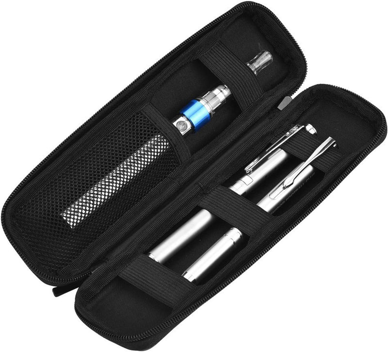 Hard Shell Pencil Case, Stylus Pen Case Holder Slim Pen Case, Small Travel Pen EVA Pocket Pencil Case for Executive Fountain Pen Mechanical Pencil Ballpoint Pens, Black