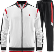 Men's Casual Tracksuits Long Sleeve Jogging Suits Sweatsuit Sets Track Jackets and Pants 2 Piece Outfit, Jw-140, M