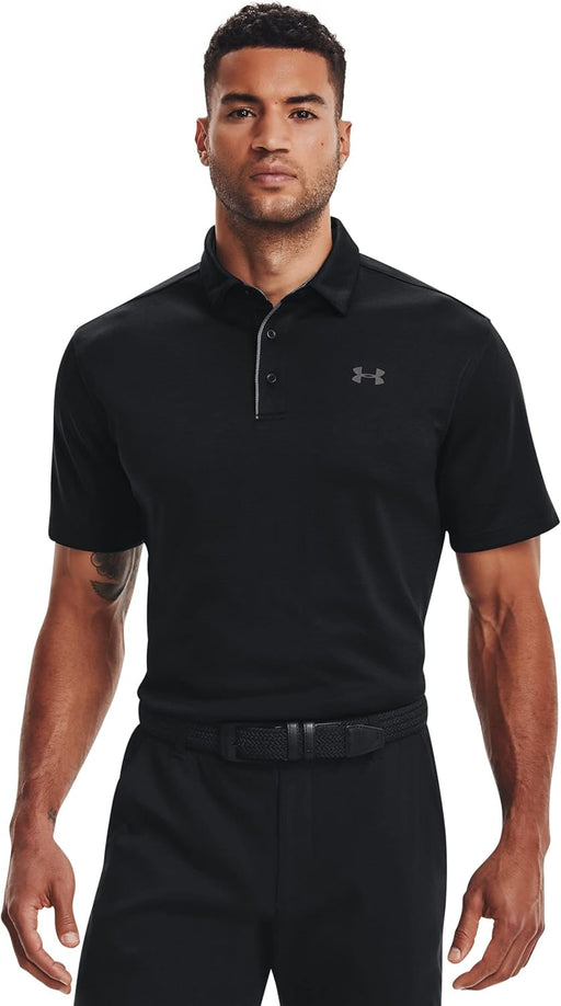 mens Tech Golf Polo Short Sleeves MNS Polo Shirt (pack of 1) - Black (001)/Graphite