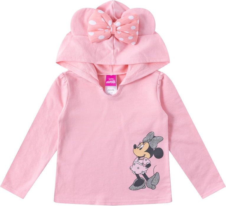 Disney Minnie Mouse Baby Girls Hoodie and Pants Set for Infant and Toddler Kids