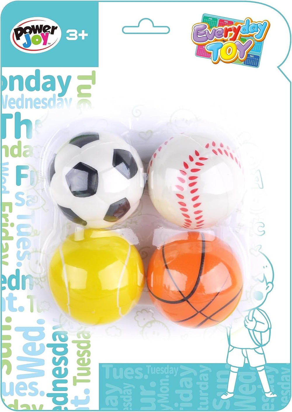 PJ Power Joy Everyday Toy Soft Ball 4 Pieces, 108181189