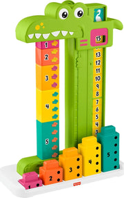 Fisher-Price Baby Toy Purple Monkey Musical Storybook with Lights & Sounds for Infants & Toddlers Ages 6+ Months - Adding Alligator