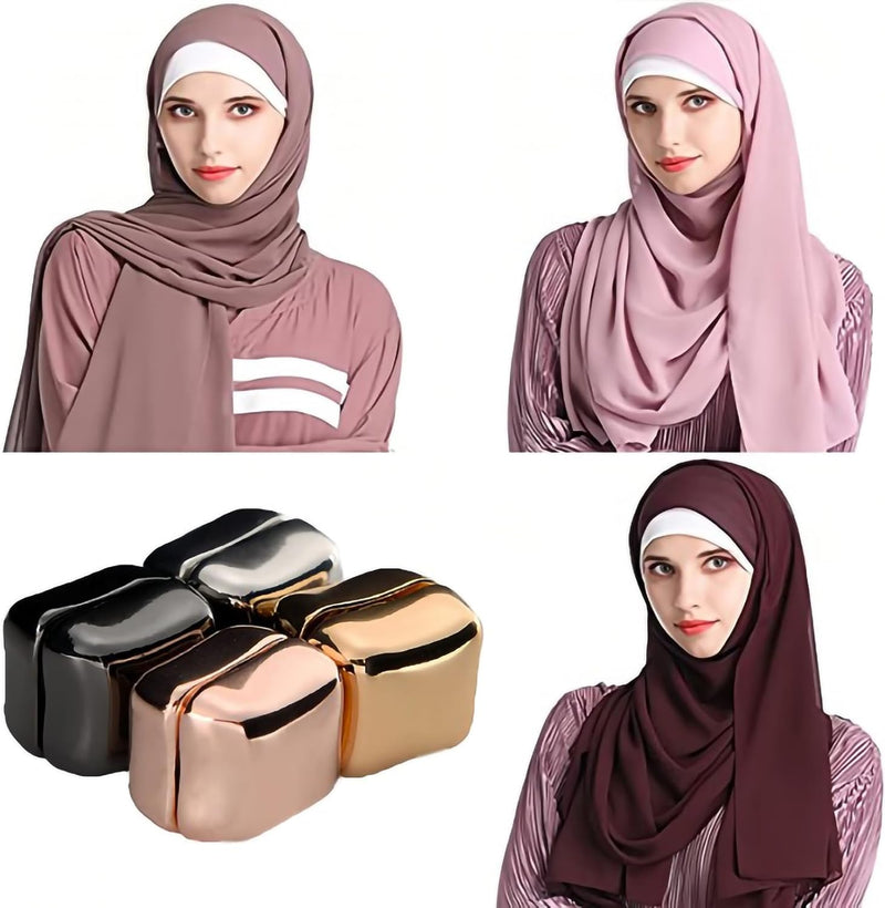 FLAFARY Hijab Magnetic Pins Strongest Commercial Strength Hijab Pins for Women Multi-Use Scarf and Hijab Magnets Pin-less Fabric Magnets