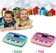 Wenbeier Kids Tablet/Toddler Learning Pad with LED Screen Teach Alphabet, Numbers, Word, Music, Math, Early Development Interactive Electronic Toy for Boys & Girls 3 Years+