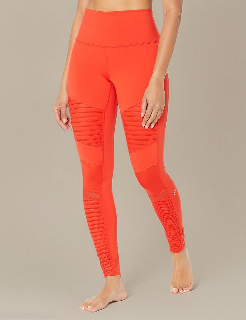 Alo Yoga womens High-waist Moto Legging Pants (pack of 1)