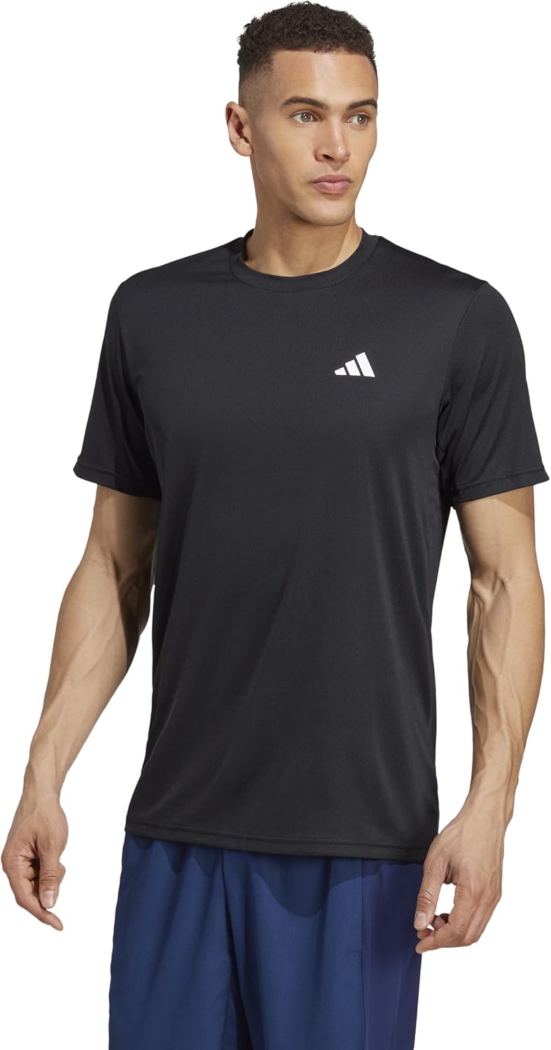 mens Train Essentials Training T-Shirt T-Shirt - Black/White
