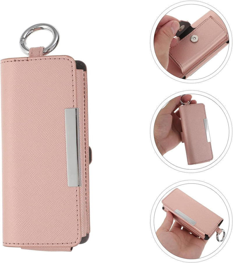 Case Compatible with IQO ILUMA PRIME PU Leather Cigarette Carry Case Cigarette Storage Wallet Cover