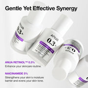 Retinol 0.3 Niacin Renewing Serum, For Anti-Aging with Hydration, Textured & Glass skin, 5% Niacinamide, Retinol For Face, Gentle for Beginner, Korean Skin Care, 30ml /1.01 fl.oz.