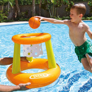 Intex Basket Swimming Floating Hoops Basketball Game, Multi-Colour, 58504 - 1 Pack