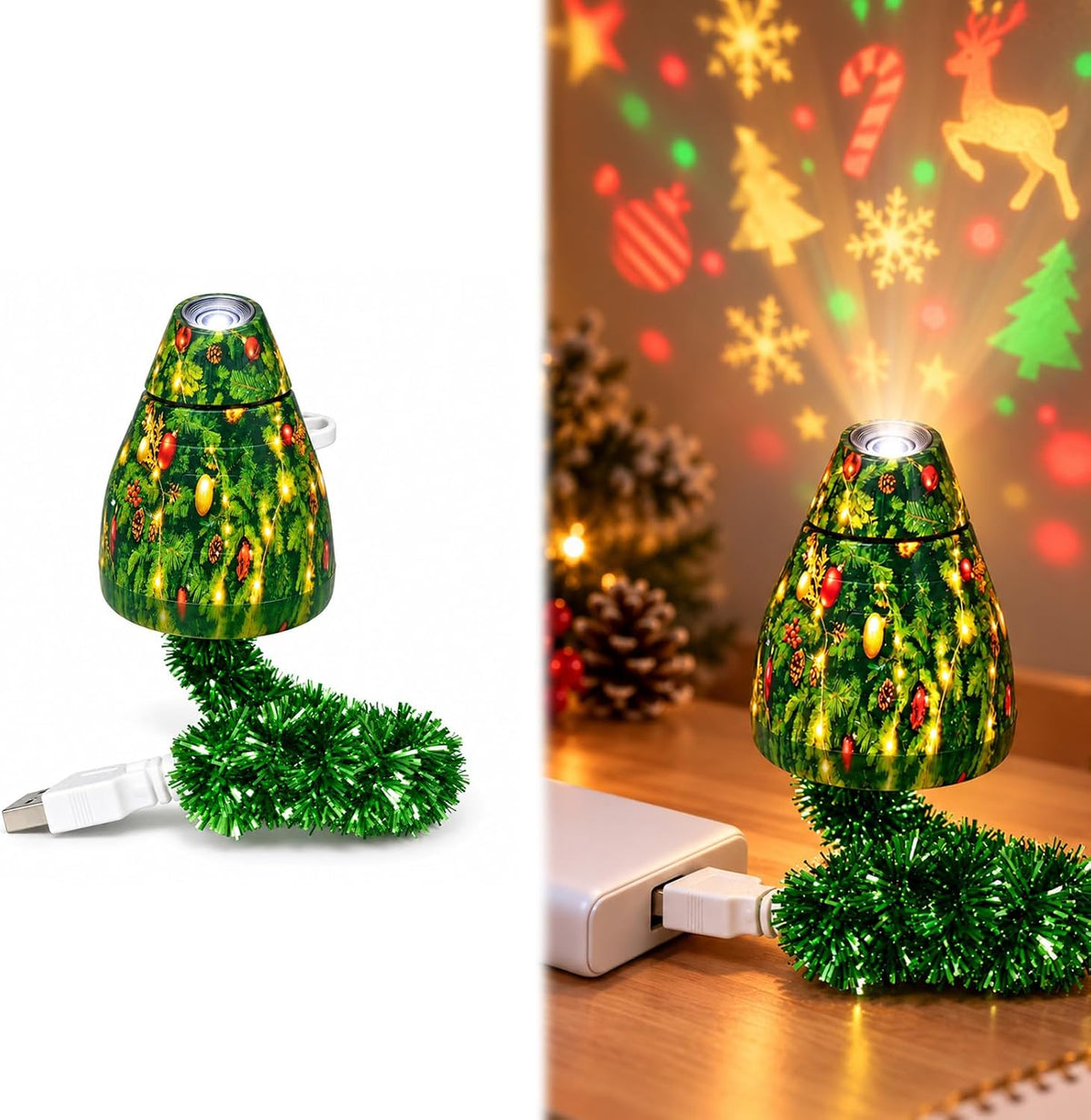 Christmas Projector Light, Plug and Play HD Christmas Projector – image 1