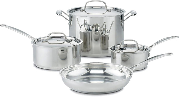Cuisinart 744-24 Chef's Classic Stainless Stockpot with Cover, 6-Quart