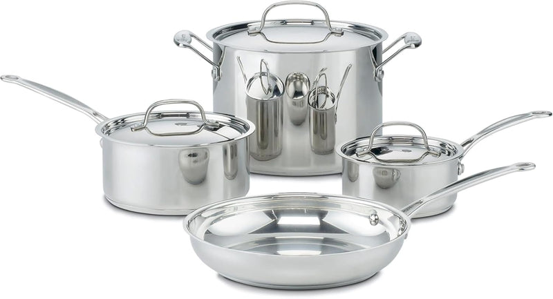 Cuisinart 744-24 Chef's Classic Stainless Stockpot with Cover, 6-Quart - Cookware Set