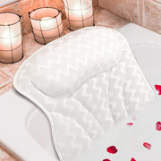 Bath Pillow, Relaxing Bath Pillows for Tub Neck and Back Support, Luxury Bathtub Pillow Headrest Cushion, Bath Tub Pillow Neck Head, Bath Accessories Women, Jacuzzi Hot Tub Pillow Rest - Wave