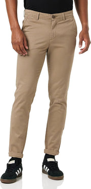 mens Jjimarco Jjbowie SA Slim Fit Pants Trouser (pack of 1) - Beige
