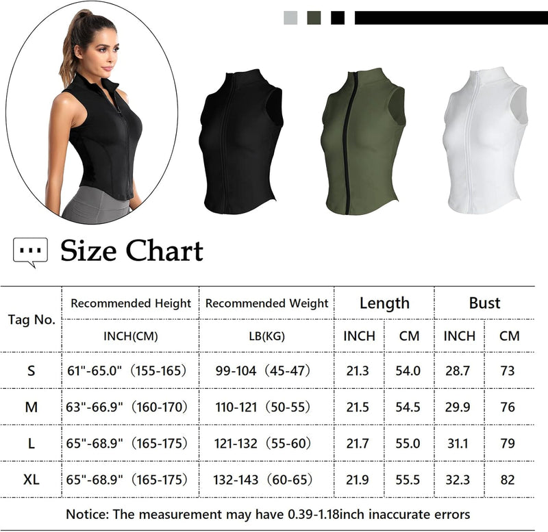 KEOYA Women Sleeveless Athletic Tank Top Slim Fit Full Zip Shirts for Gym Yoga Workout Running Track