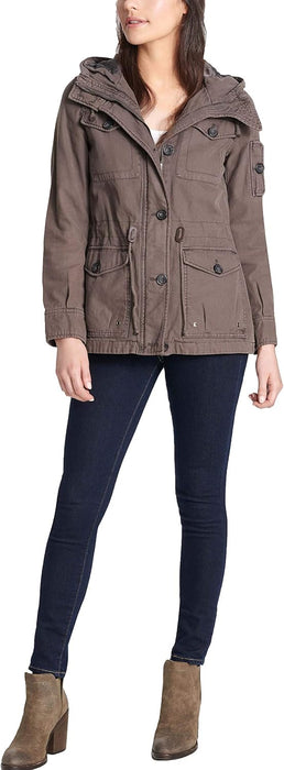 Levi's Women's Cotton Four Pocket Hooded Field Jacket (Standard & Plus Sizes)