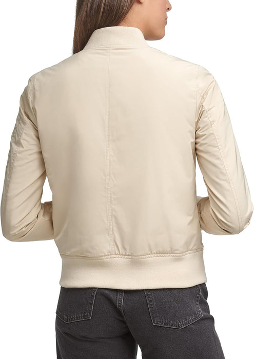 Levi's Women's Women's poly bomber jacket with contrast zipper pockets Jacket