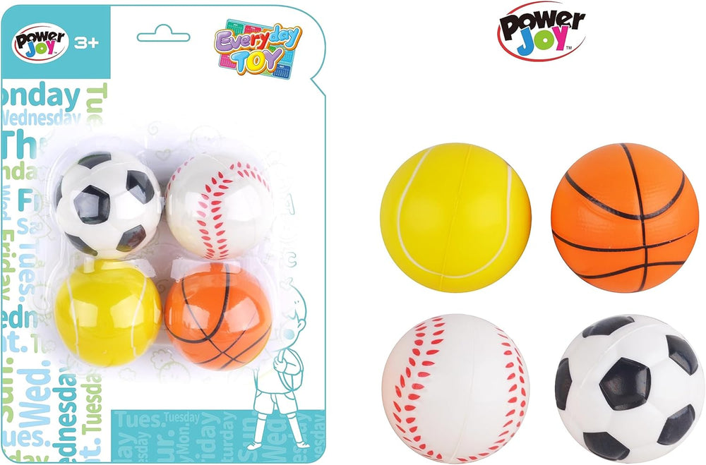 PJ Power Joy Everyday Toy Soft Ball 4 Pieces, 108181189