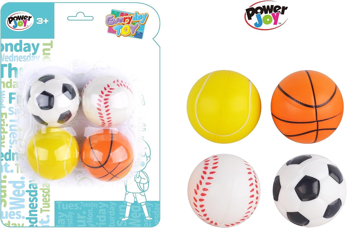 PJ Power Joy Everyday Toy Soft Ball 4 Pieces, 108181189 – image 2