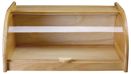 Billi Wooden Bread Box With Sliding Acrylic Lid Beige Wp-776