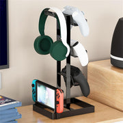 COOLBABY Elevated Version Metal Gamepad Holder Stand Compatible Headphones with PS5/PS4/Xbox ONE/S/X Series Game Console Controller Gaming Handle Bracket