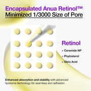 Retinol 0.3 Niacin Renewing Serum, For Anti-Aging with Hydration, Textured & Glass skin, 5% Niacinamide, Retinol For Face, Gentle for Beginner, Korean Skin Care, 30ml /1.01 fl.oz.