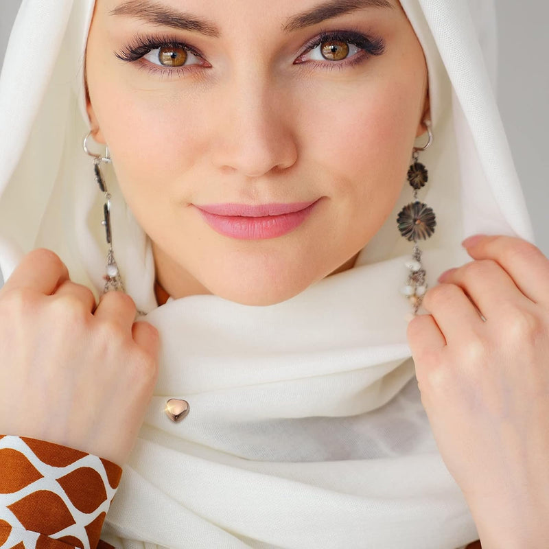 Premium Strong Multi-Use Colorful Scarf Small Magnetic Hijab Magnets, Commercial Strength Hijab Pins - 8 Pairs