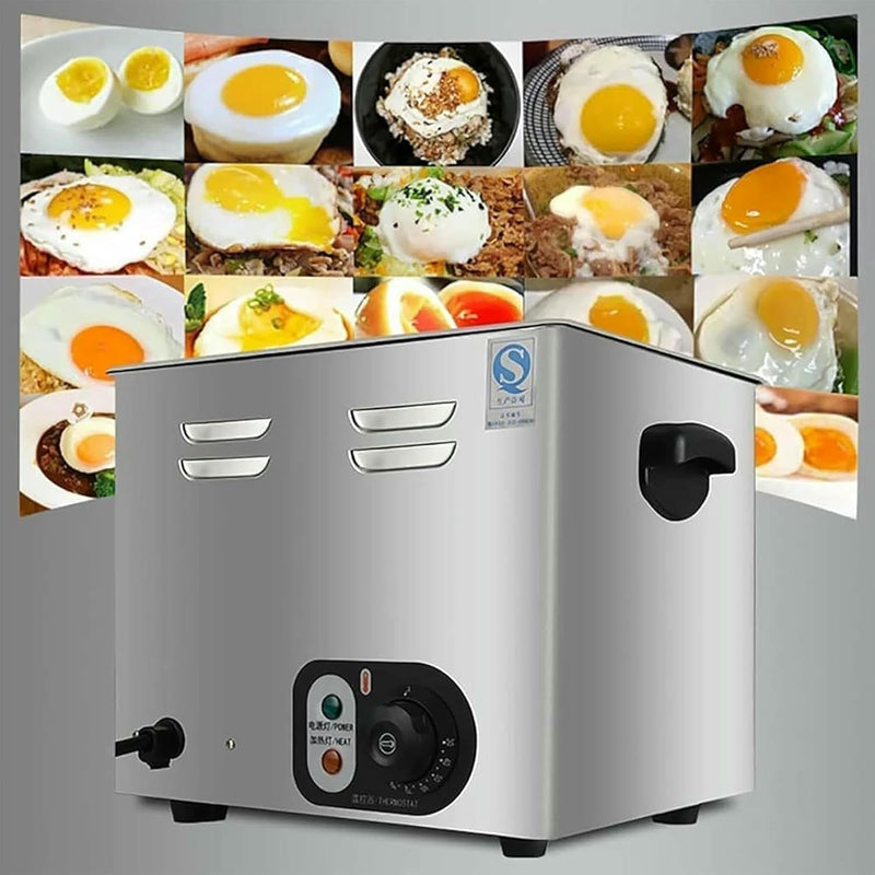 Stainless Steel Egg Boiler Cooker, Commercial Egg Boiler, Automatic Half-Boiled Egg Soft-Boiled Egg Machine, for Rapid Soft, Medium, Hard Boiled Eggs