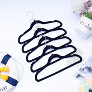 Red Dot Gift® 15-Pack Black Velvet Kids Hangers - 35cm Premium Childrens Hangers for Closet, Ultra Thin Cute Hangers Kids Clothes Hanger,Small Hangers for Kids Clothes