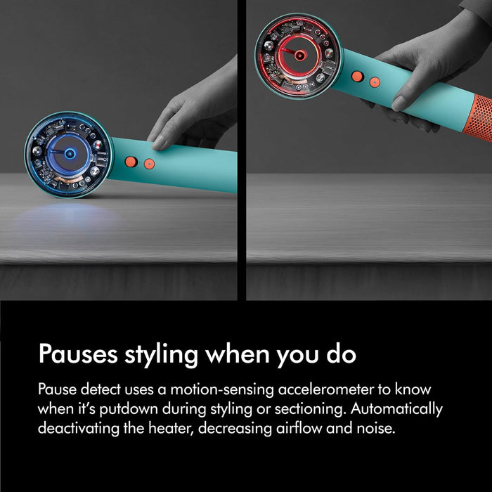 Dyson Special edition Supersonic Nural™ hair dryer in Strawberry bronze and blush pink designed Presentation
