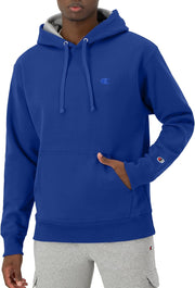 mens Hoodie, Powerblend, Fleece Striped Sweatshirt for Men (Reg. Or Big & Tall) Hooded Sweatshirt - Surf the Web C Logo