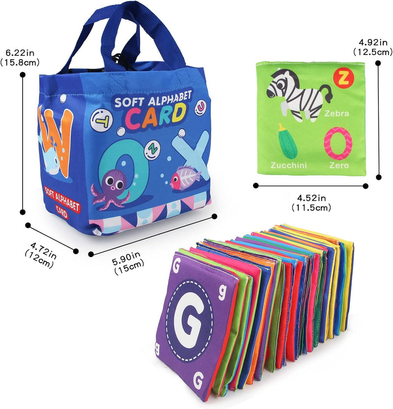 Jenilily Montessori Toys for 1 Year Old, Cloth Fishing Game, Boy Girls Toys Gifts, Baby Toys 6 to 12-18 Months, Baby Stacking Cups