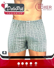 Delopik Men printed cotton boxer Pack of 4 pcs underwear boxer brief shorts multicolor (made in india)