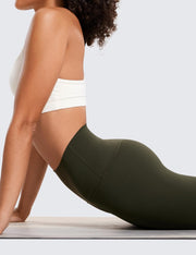 CRZ YOGA Women's Butter Luxe Leggings 25 Inches - High Waisted Buttery Soft Comfort Lounge Leggings