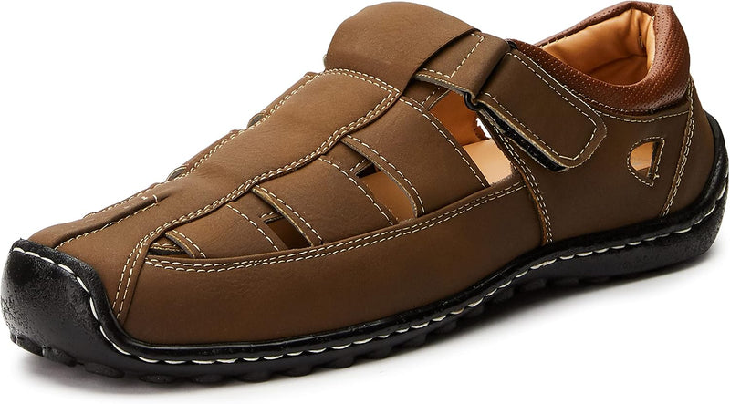 Men's Navy Fisherman Sandals - Olive1