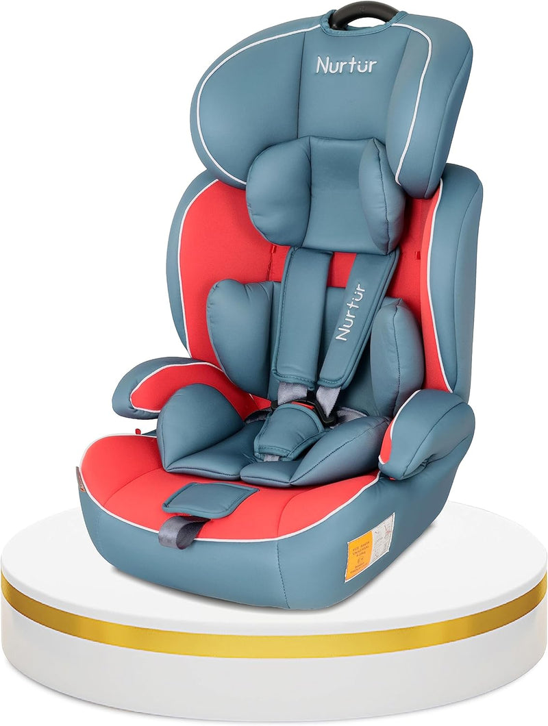 Nurtur All-in-one Ragnar Convertible Car Seat, ultra-slim design with Rear-Facing, Forward-Facing, and Belt-Positioning Booster - Beige