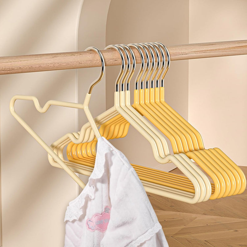 TAME 40-Pack Kids Hangers,30cm/11.8 Inch Premium Childrens Hangers for Closet,Ultra Thin Cute Hangers baby Clothes Hanger,Small Hangers for Kids Clothes