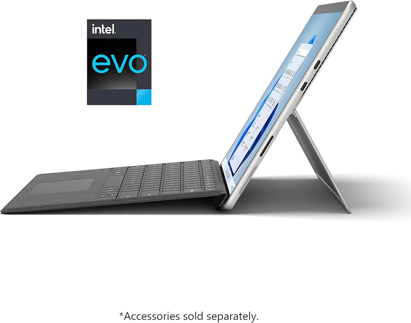 Microsoft Surface Pro 8-13 Inch 2-In-1 Tablet Pc - Silver - Intel Core I5, 8Gb Ram, 128Gb Ssd - Windows 11 Home - Device Only, 2021 Model, 8Pn-00002, Delia I5/8/128 Home
