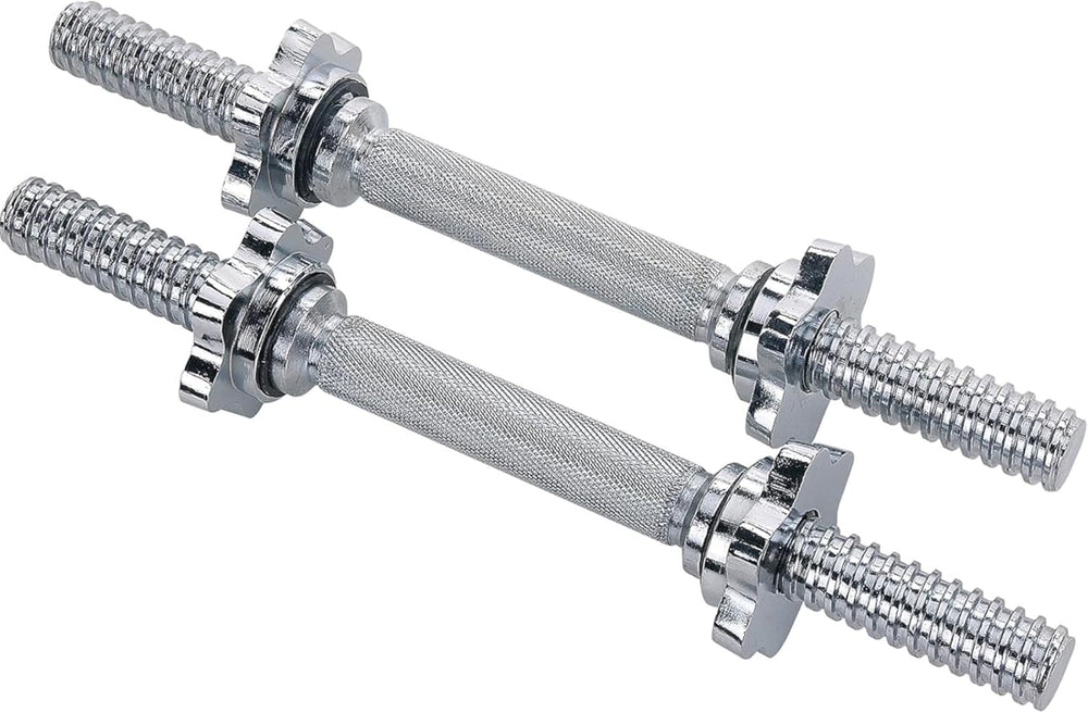 Sunny Health & Fitness Upper Body Workout Bar for Strength Training, Home Gym Exercise and Workout, Optional Doorway Chin Up Pull Up Bar & Threaded Chrome Dumbbell Bar Set