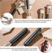 BS-MALL Makeup Brush Set Super Large Big Size Premium Foundation Synthetic Powder Concealers Makeup Brushes Cosmetic Brushes