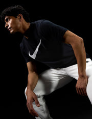 Mens M NSW TEE ICON SWOOSH T-Shirt - BLACK/(WHITE)