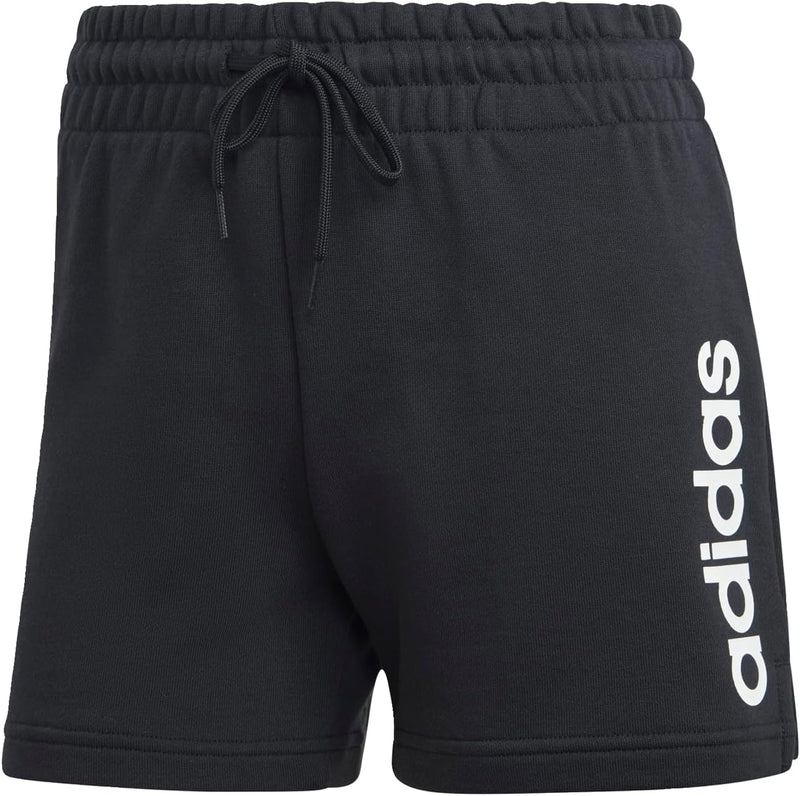 womens W LIN FT SHO BLACK/WHITE IC4442 NOT SPORTS SPECIFIC SHORTS for Women Shorts - Black/White
